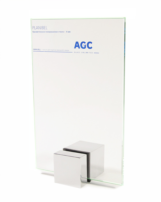Стекло AGC PLANIBEL Clear Прозрачное Полированное 2550x1605x4мм  (бесцветное прозрачное)