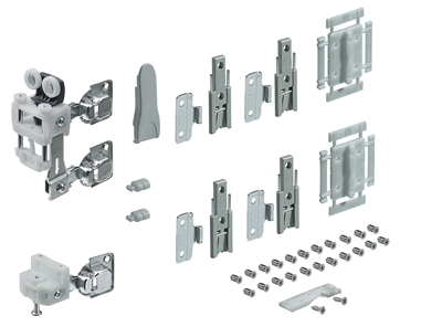 9237890: Комплект фурнитуры WINGLINE L 25 кг, самозакрывание, правый