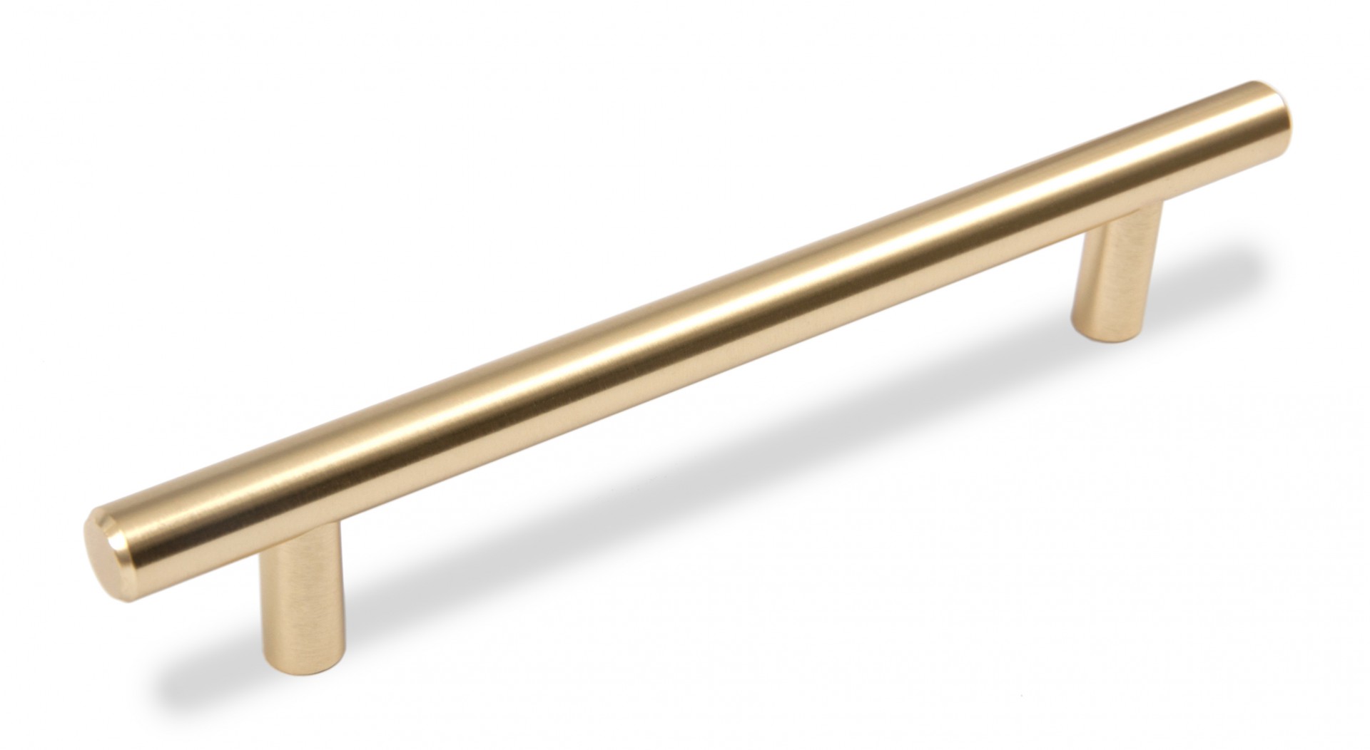 Мебельная ручка RR002BSG.5/128 Брашированное сатиновое золото