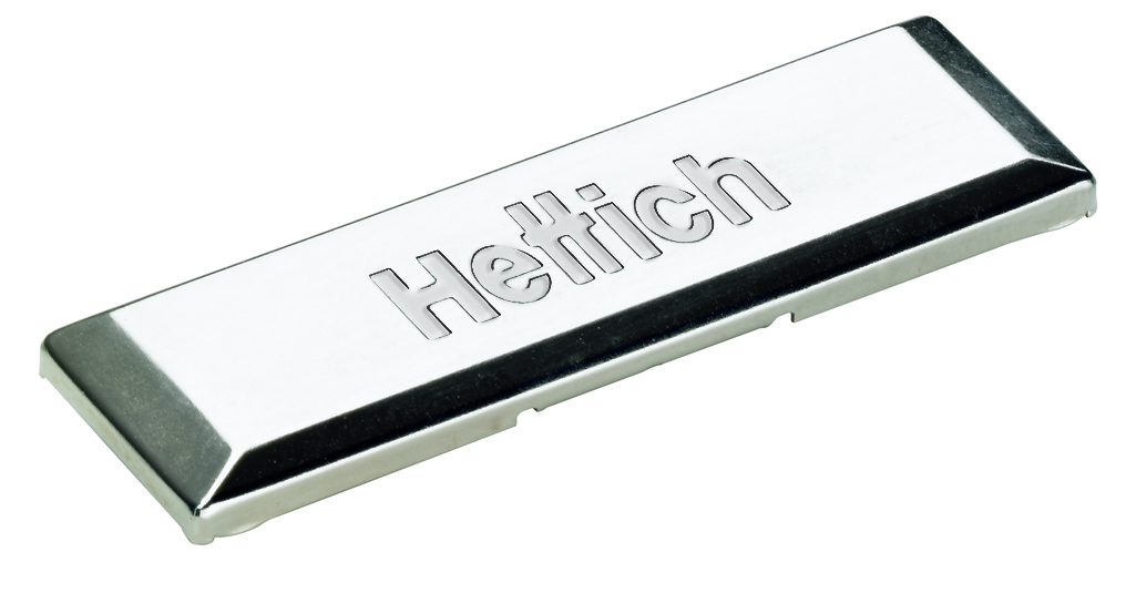 Заглушка для консоли петли Sensys, стальная, с логотипом Hettich (200 шт/упак.) (аналог 9088250)