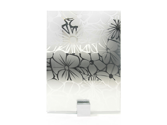 Зеркало Серебро Цветы SMC-014 2550х1605мм (Под амальгамой) NEW лист (ГАРАНТСТЕКЛО)