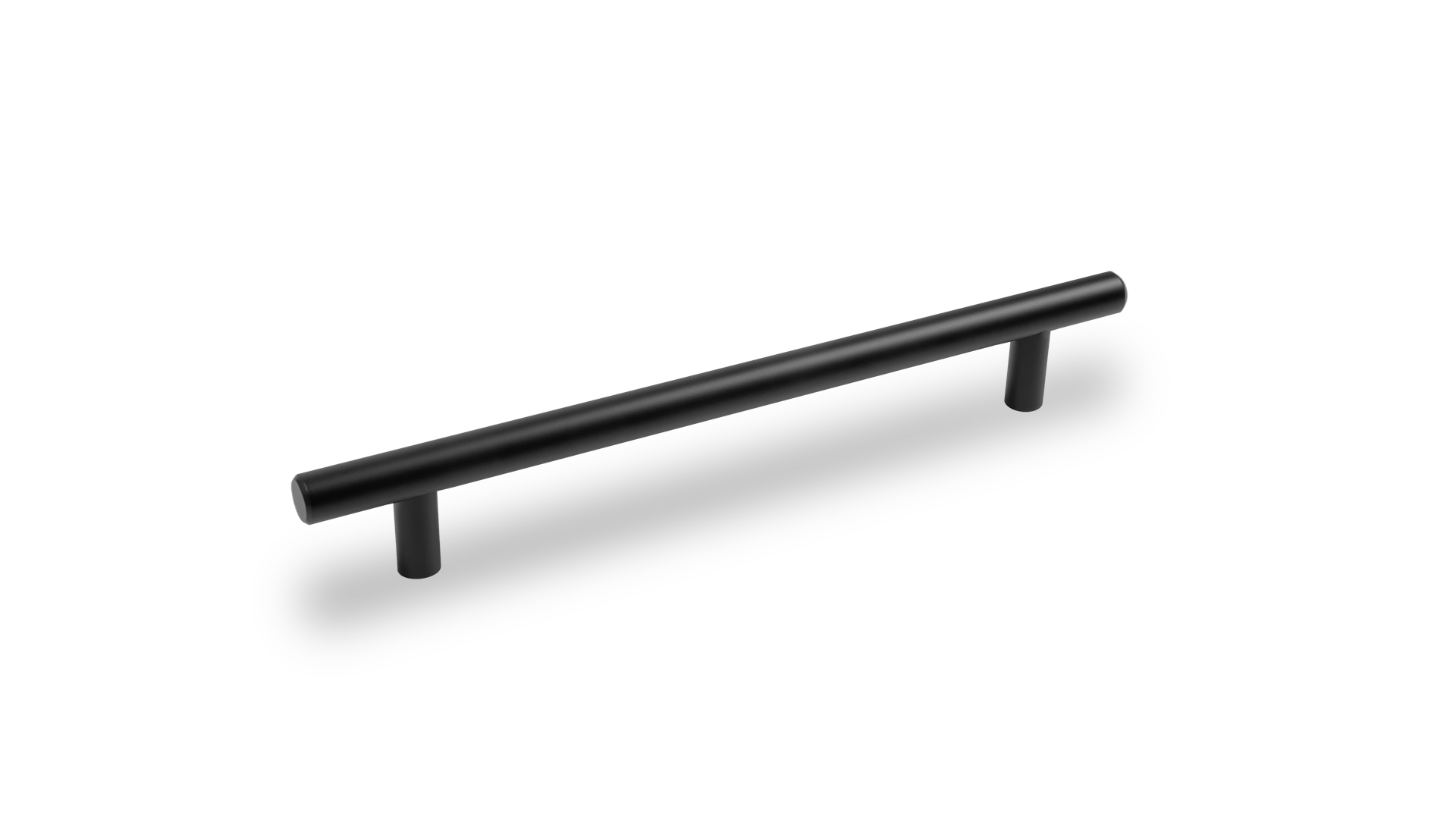 Мебельная ручка RR002BL.5/160 Матовый черный (уп. 20шт)